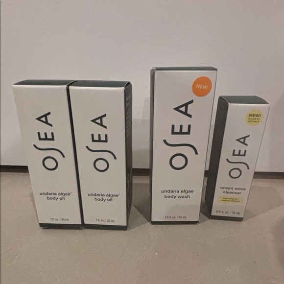 NIB OSea 2 Undaria Algae Body Oils, Undaria Algae Body Wash, Ocean Wave Cleanser - Picture 6 of 6